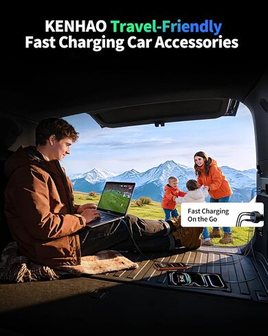 iPhone 17 16 15 Pro Max Car Charger,130W 3Port Super Fast USB C Car Charger in Kuwait