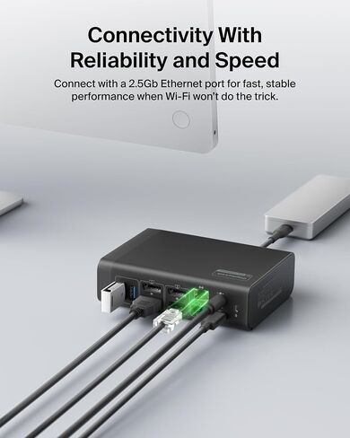 Belkin Docking Station 16 in 1 Triple DisplayLink 100W PD 3 HDMI USB-C Dock in Kuwait