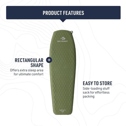 Sea to Summit Camp Plus SI Sleeping Mat, Rectangular/Regular in Kuwait