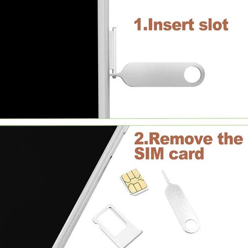 16 Pack SIM Card Eject Tool Kit Phone Tray Opener Pin Needle for Mobile Device Universal Removal Key for Cell Phones Tablets and Smart Device Storage Accessories in Kuwait