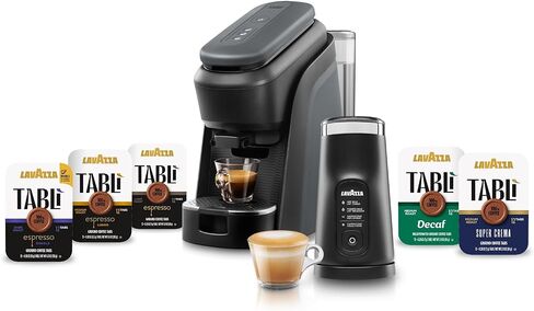 Lavazza Tabli Machine - BLACK + FROTHER + VARIETY PACK in Kuwait