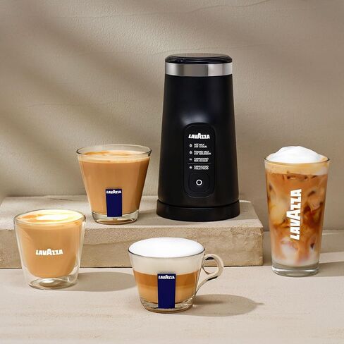 Lavazza Tablì Espresso Machine (Black) and Milk Frother in Kuwait