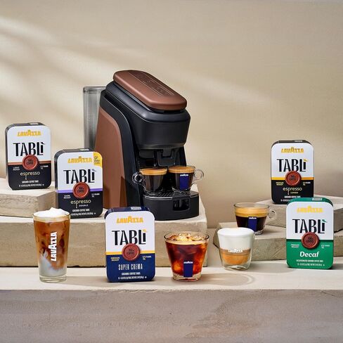 Lavazza Tabli Machine - WALNUT BROWN + VARIETY PACK in Kuwait