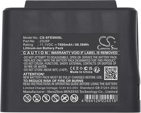 Cameron Sino 7800mAh Battery for Signalfire AI-7 Optical Fiber Fusion Splicer, AI-7C, AI-8, AI-8C, AI-9 Optical Fiber Fusion Splicer, ZS26F, AI-5, AI-5P, AI-6A, AI-6C, AI-10A, AI-20 BT20 in Kuwait