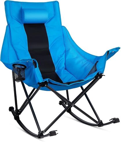 VITESSE Oversized Rocking Camping Chair Heavy Duty Outdoor Camp Chairs in Kuwait