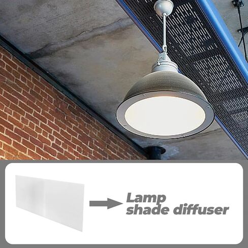 Acrylic Lamp Shade Diffuser for Ceiling Lamp, White Light Panel in Kuwait