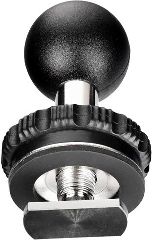 VAUBORTTI 1" Ball Mount for Track with T-Bolt Attachment Compatible with RAM Mount B Size Double Socket Arm in Kuwait