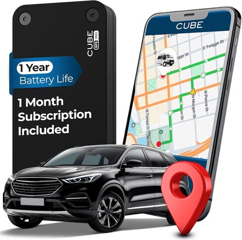Cube Pro Real-Time GPS Tracker for Cars & Trucks w/ 4G LTE & 1 Year Battery in Kuwait