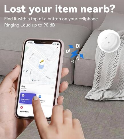 Air Tracker Tags- 2 Pack Smart Tags for Keys with Apple Find My(iOS Only) in Kuwait