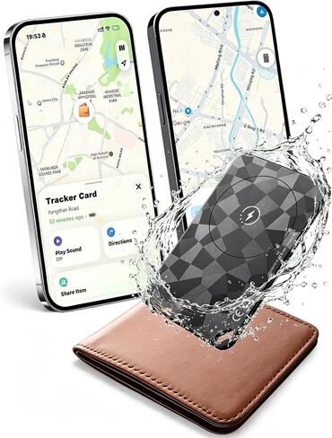 Wallet Tracker Card (iOS and Android) - 0.06in Slim Tracking Card in Kuwait
