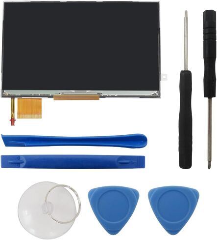 Replacement LCD Screen Backlight Display with Tool for Sony PSP 3000, for Using To Repair Faulty Screen in Kuwait