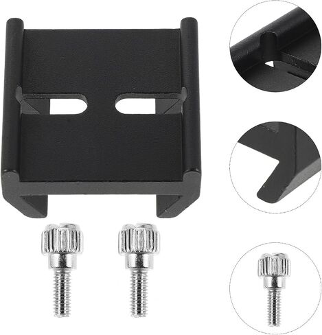 Dovetail Guide Base for Telescope Mount Plate Aluminum Alloy Black in Kuwait