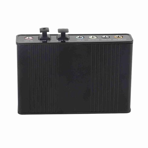 Fabater USB Audio Sound Card, 6 Channel External Optical SPDIF Digital Audio Adapter for PC Laptop, Plug and Play USB 2.0 Sound Card with Mic in, Line in, 48KHz Sampling Rate, Support in Kuwait