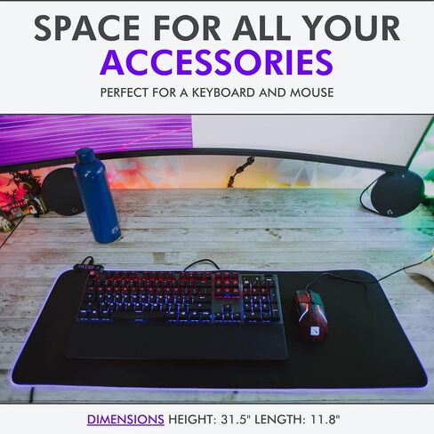 Titled Nation 3-in-1 PlayStation and Xbox Magnetic Charger and Its Matching Extended Mousepad in Kuwait
