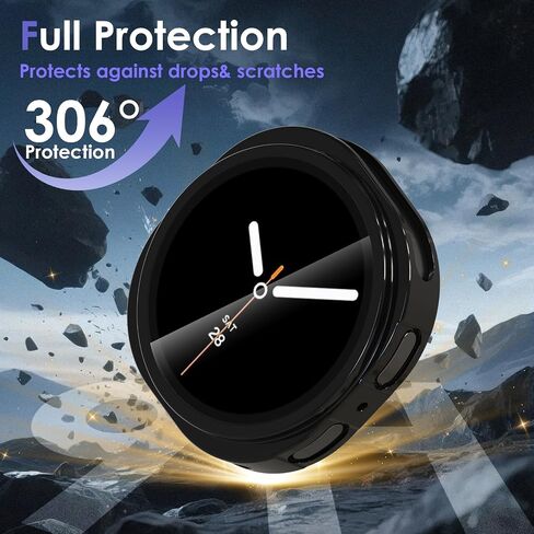 Screen Protector Case Compatible with Samsung Galaxy Watch 8 40mm, 5 Pack Overall TPU Cover Ultra-Thin, Shockproof Scratch-Resistant Smartwatch Cases in Saudi Arabia