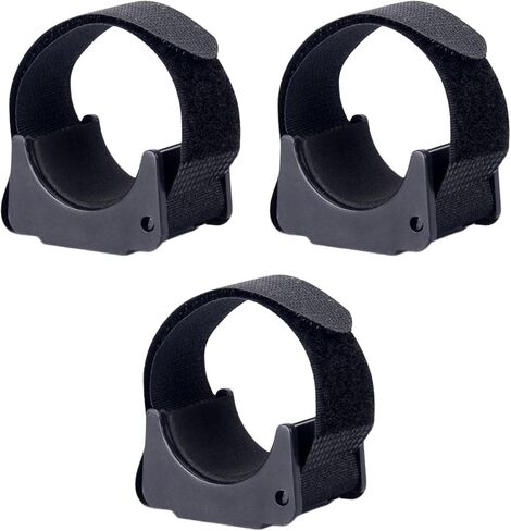 2 Pieces Flashlight Mount Bracket Flashlight Holder Torch Mounting Bracket Clip Rubber Construction Fits Tripods Camera Stands Suitable for Hiking, 3 Piece in Kuwait