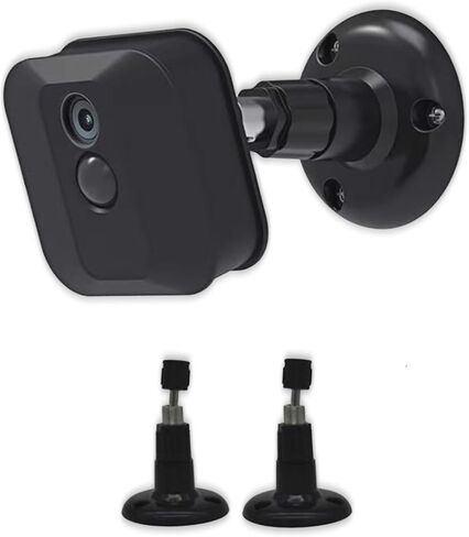 Black wall Mounted Fixed Bracket Compatible with Blink Outdoor 4 (4th Gen), Outdoor 3 (3rd Gen), XT, XT2, and Mini Surveillance Cameras. Multi Angle Adjustable Structure, Stable on the wall（2 Pack） in Saudi Arabia