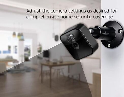 Black wall Mounted Fixed Bracket Compatible with Blink Outdoor 4 (4th Gen), Outdoor 3 (3rd Gen), XT, XT2, and Mini Surveillance Cameras. Multi Angle Adjustable Structure, Stable on the wall（2 Pack） in Saudi Arabia