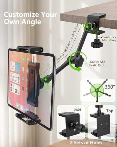 Camping Tablet Holder, Adjustable Clip-on Stand for RV & Picnic in Kuwait