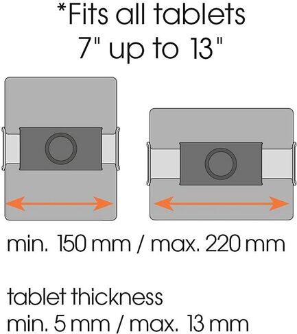 Vogel's Tablet iPad Mount, Universal Fit, Adjustable - TMS Series, TMS 1010 Fixed and Rotating Wall Mount for Home in Kuwait