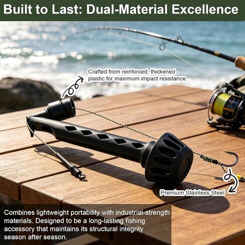 2pcs Magnetic Threader for Fishing, Works with Most Hooks, Tippets and Style Fishing Accessory to Easily Rig Small Fishing Gear Tippet On Water Threader Fishing Anglers Tippet Threaders in Kuwait