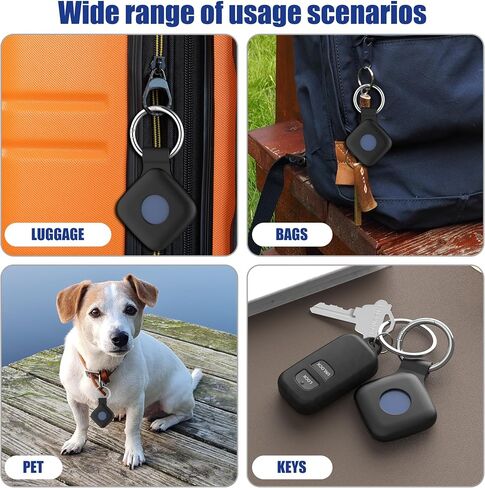 DDJ Silicone Case for UGREEN Tracker Tags with Keychain 4-Pack in Kuwait