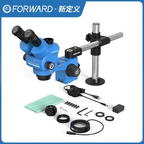 Forward FW-C55Pro-R04 Trinocular Stereo Microscope, R04 Robotic Arm in Kuwait