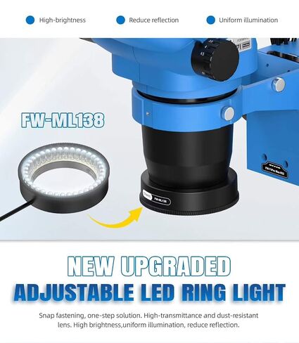Forward FW-71Pro Max-S Stereo Microscope, 7X-45X LED Stand in Kuwait