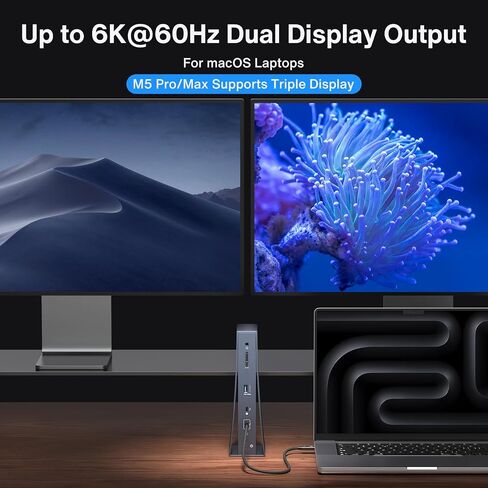 iVANKY Thunderbolt 5 Dock Quad Display Docking Station for MacBook Laptop in Kuwait