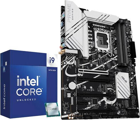 Micro Center 3 in 1 Combo: Intel Core i9-14900K Procesor w/Asus Z790 MAX Gaming WIFI7 Motherboard and KLEVV Bolt V DDR5 32GB (2x16GB) 6000MHz CL30 SK Hynix A-Die 1.35V Gaming Desktop Ram Memory in Kuwait