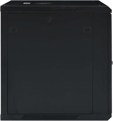 12U Wall Mounted Network Cabinet, 19 Inch IP20 Data Cabinet, 23.6x23.6x25.2 Inch Cold-Rolled Steel Enclosure for Router and Fiber Optic Modem in Kuwait