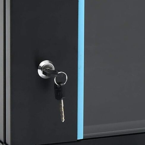 12U Wall Mounted Network Cabinet, 19 Inch IP20 Data Cabinet, 23.6x23.6x25.2 Inch Cold-Rolled Steel Enclosure for Router and Fiber Optic Modem in Kuwait