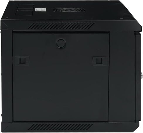 6U Wall Mounted Network Cabinet 19" IP20 Data Cabinet, 23.6x17.7x13.8 Inch, Cold-Rolled Steel, Lockable Front Door, Removable Side Panels for Router and Fiber Optic Modem in Kuwait
