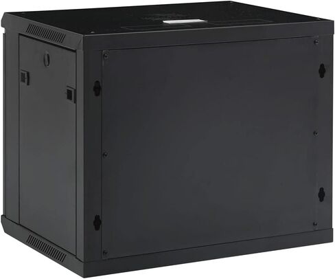 9U Wall Mount Network Cabinet 19 Inch, 23.6x17.7x20.1 Inch Data Cabinet for Router and Fiber Optic Modem, Lockable Front Door with Key, Cold-Rolled Steel in Kuwait