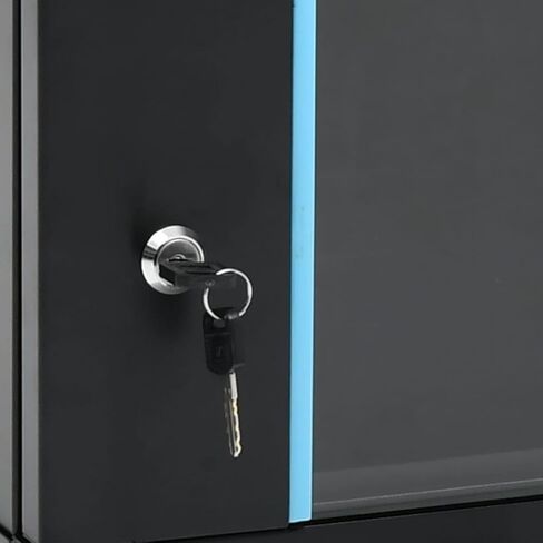 9U Wall Mount Network Cabinet 19 Inch, 23.6x17.7x20.1 Inch Data Cabinet for Router and Fiber Optic Modem, Lockable Front Door with Key, Cold-Rolled Steel in Kuwait