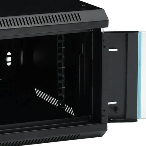 9U Wall Mount Network Cabinet 19 Inch, 23.6x17.7x20.1 Inch Data Cabinet for Router and Fiber Optic Modem, Lockable Front Door with Key, Cold-Rolled Steel in Kuwait