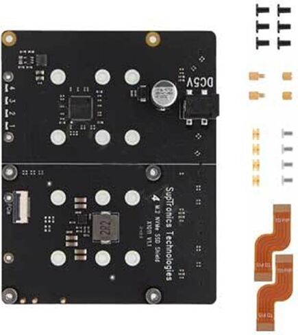 X1011 4-Port NVMe Disk Expansion Board with Efficient Power Management Expansion Board in Kuwait