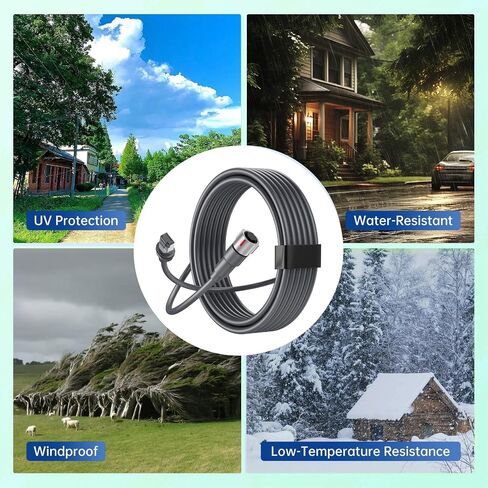 forStarlinkGen 3 High Performance 25m / 82FT Cable, Satellite Replacement Cable Flat Network Cable, Cable Extension Cord for Performance Gen 3 Dish Antenna in Kuwait
