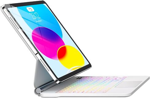 GGQFGTOJ Keyboard Case for iPad 11th (A16) & 10th Generation，Magic-Style Backlit Keyboard with Multi-Touch Trackpad – Floating Cantilever Stand – Magnetic Case for iPad 11 inch &10th Gen 10.9 inch in Kuwait