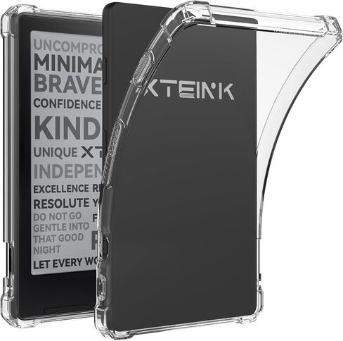 Clear Case for 4.3" Xteink X4 eReader - Ultra-Thin Lightweight,Anti Scratch TPU Transparent Flexible Soft Back Shell Cover ﻿ (Clear) in Kuwait