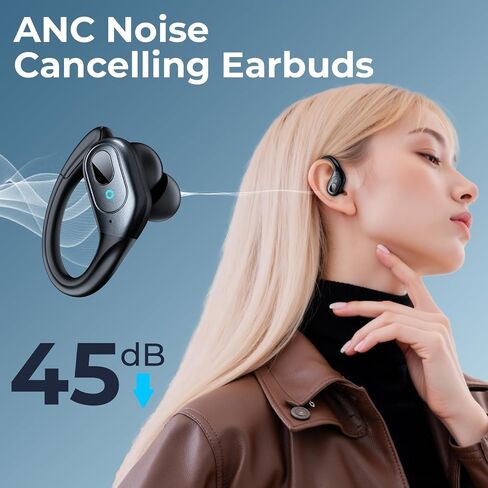 occiam Active Noise Cancelling Earbuds Wireless Bluetooth Headphones in Kuwait