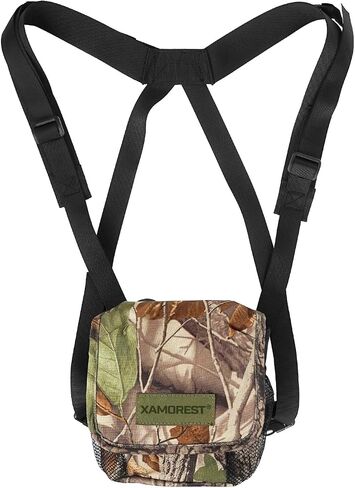 Universal Binocular Case, Binocular Harness for Hunting Case with Adjustable Shoulder Straps 2 Mesh Pockets for Hiking, Hunting, Backpacking, Outdoor Travel in Kuwait