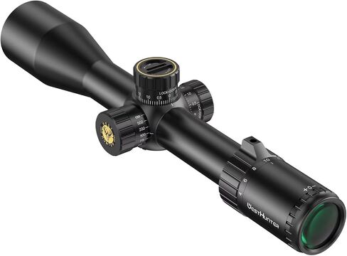 WestHunter Optics HD 4-16x44 FFP Precision Riflescope, 30 mm Tube First Focal Plane Etched Glass Reticle Tactical 1/10 MIL Shooting Scope in Kuwait