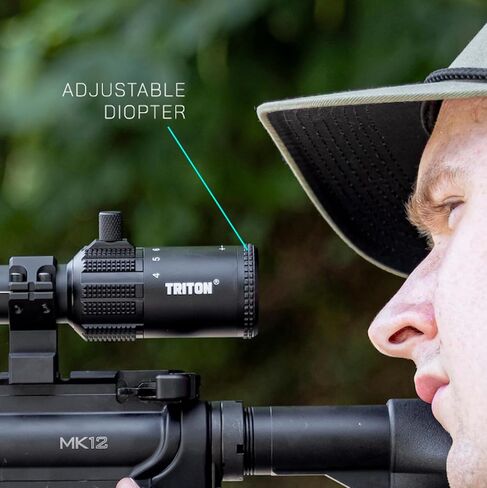 Triton Nexus 4-12x44 AO Second Focal Plane SFP Adjustable Objective Medium Power Variable Optic MPVO Rifle Scope in Kuwait