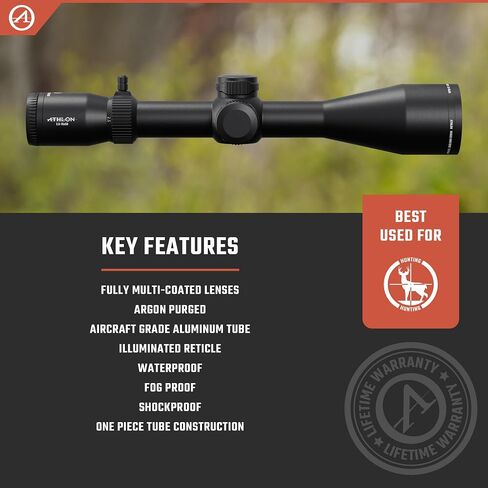 Athlon Optics Midas HMR 2.5-15x50 SFP IR APLR-H2 MOA in Kuwait