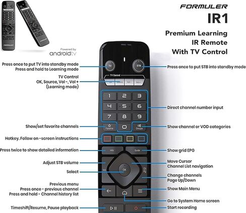 Formuler Z11 Pro 4K Android 11 Dual Band 5G Gigabit LAN 2GB Ram 16GB Storage with Premium IR1 Remote Control in Kuwait