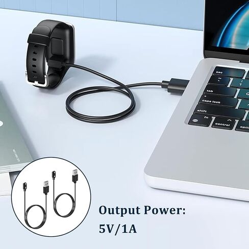 2-Pack Smart Watch Charger for VeryFit IDW19 IDW13 ID208 BT Plus - Magnetic USB Charging Cable - Replacement Power Cord for IDW15 IDW16 IDW17 IDW21 IDW25 IDW26 IDW28 GTX20 - Fast Charging Accessories in Saudi Arabia