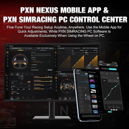 PXN V10 PRO Direct Drive Sim Racing Wheel, 3.2Nm Force Feedback in Kuwait