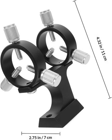 HEMOTON Adjustable Metal Finder Bracket for Telescope Pointer Easy to Install Telescope Base Accessory with 35mm Inner Diameter in Kuwait