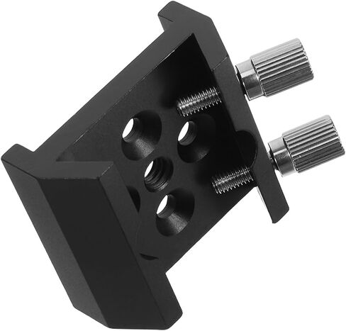 Telescope Dovetail Saddle Clamp Base with 1/4 Thread Hole Black in Kuwait